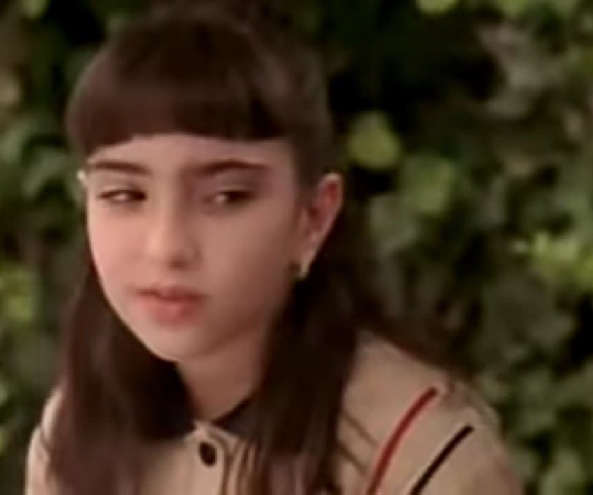 Sus primeros créditos fueron como Romina en 'Olvidarte jamás' (2005-2006), Plaza Sésamo (2006-2007) y esta foto es de la película 'La santa muerte' donde fue Betsabé.