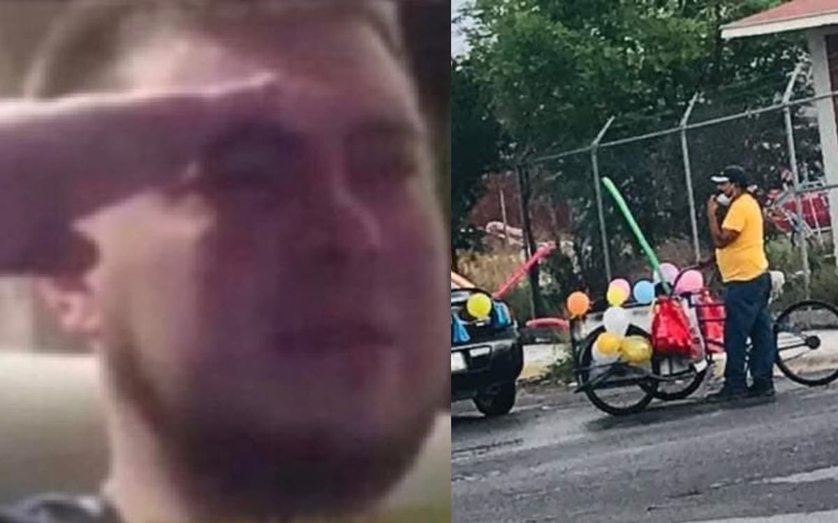 ¡No estoy llorando! Papá tunea su triciclo para la caravana de graduación de su hijo