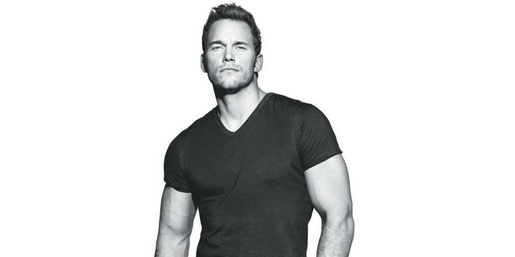 2. Chris Pratt: Este chico nos sedujo como Peter Quill en la película Guardianes de la Galaxia.