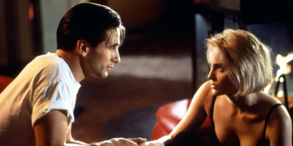6. William Baldwin y Sharon Stone (Sliver): La rubia gustaba de torturar a William entre toma y toma.