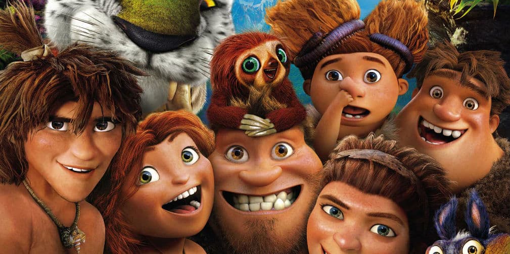 Los Croods (2013): Una aventura prehistórica, donde una familia de cavernícolas tiene que abandonar su hogar.