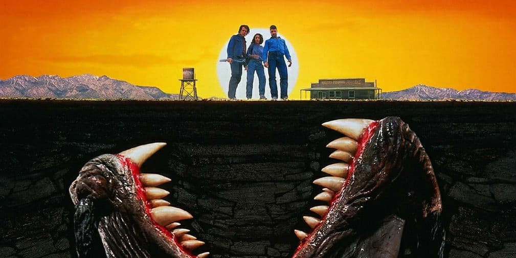 En Tremors (Terror bajo la tierra, 1990) tuvo que luchar contra criaturas aterradoras en un desierto.