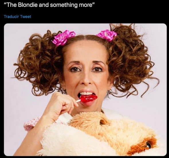 Hasta a 'La Güereja y algo más' le tocó cambio de nombre, ahora sería 'The Blondie and something more'.