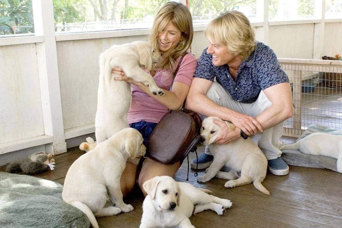 Jennifer Aniston y Owen Wilson son los protagonistas de 'Marley y yo'.