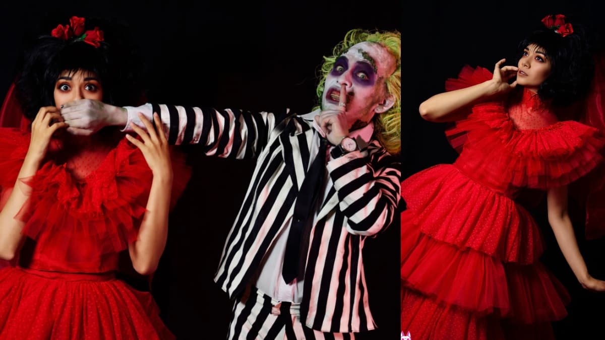 No hay nada horroroso en su hermoso cosplay de Lydia Deetz, a quien conocimos en Beetlejice. ¡Checa su vestido!