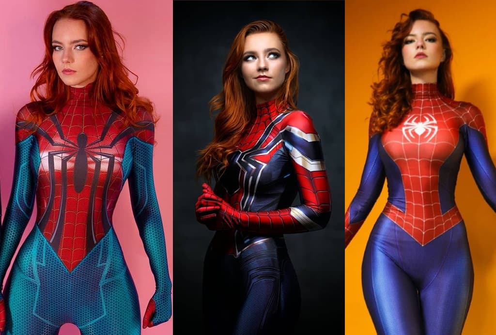 Bella Morgan es una cosplayer que tiene predilección por el Hombre-Araña y sus trajes, por eso te presentamos algunas fotos de su spiderverso.