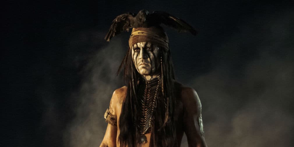 7. Johnny Depp: El actor casi muere aplastado por su caballo durante una peligrosa escena en The Lone Ranger.