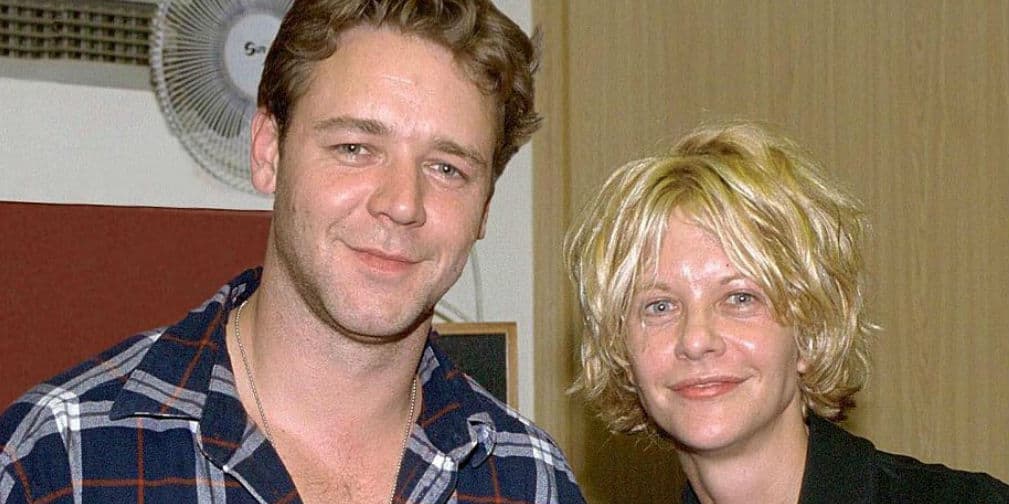4. Meg Ryan y Russell Crowe: El Gladiador la dejó porque necesitaba pasar más tiempo en Australia.