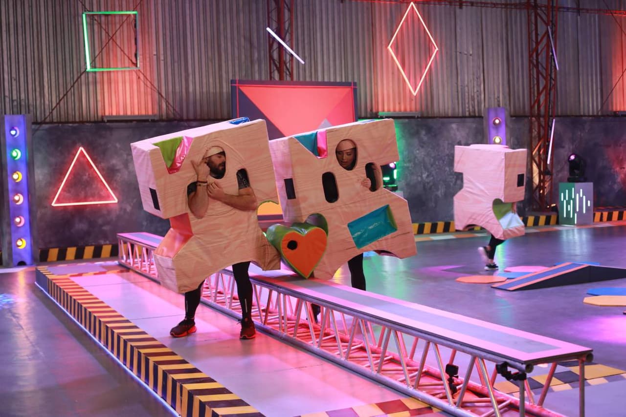 Adrián y Sandra en la prueba de parejas de Inseparables 2022.