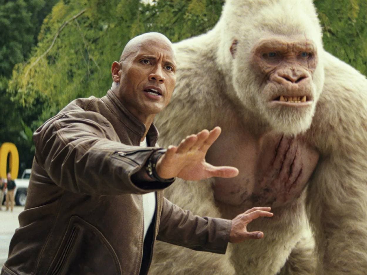 Películas del fin de semana en el 5: No te pierdas a La Roca en Rampage