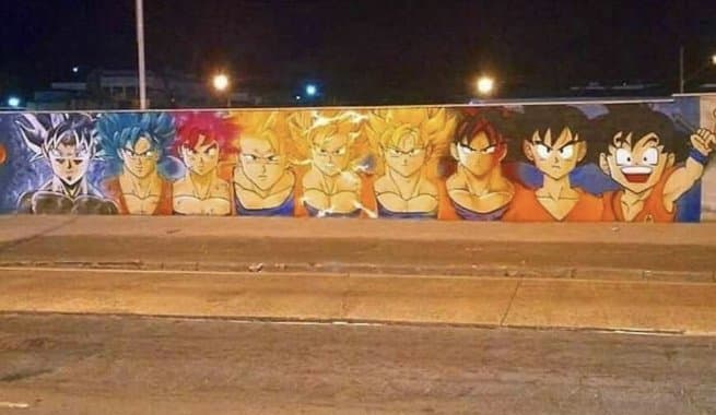 Mural Gokú