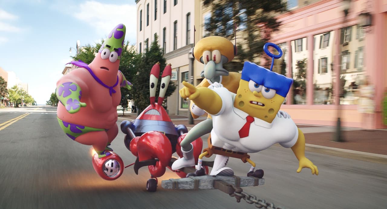 Salió un videojuego basado en la película: SpongeBob HeroPants