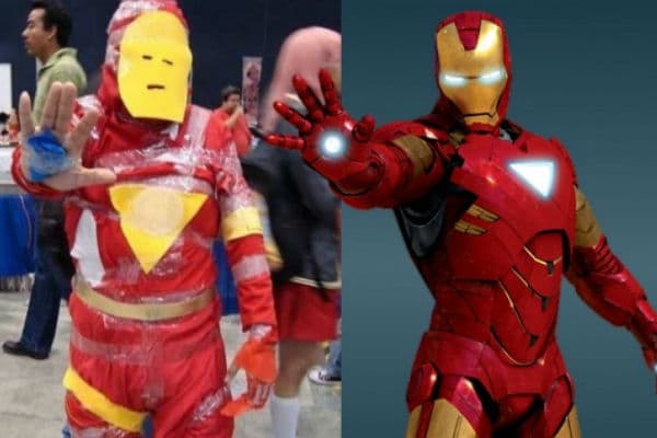Empezamos esta galería de disfraces fail con AironMan, le damos un 5 por creativo a este chavo.