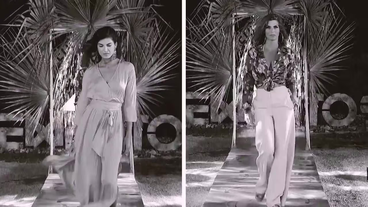 Reto 4 Elementos: Montserrat Oliver y su novia Yaya Kosikova desfilan ...