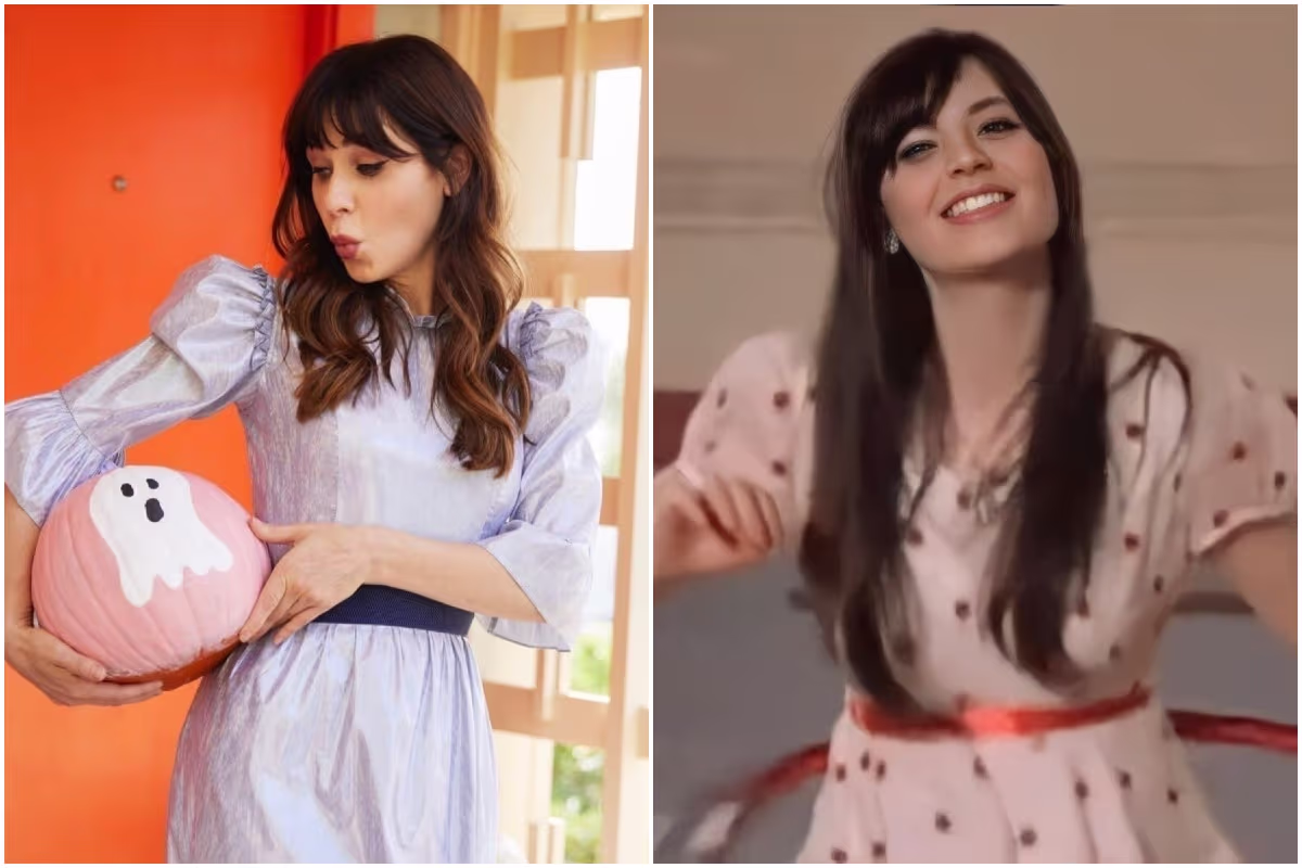 Zooey Deschanel te da divertidas ideas de disfraz para Halloween